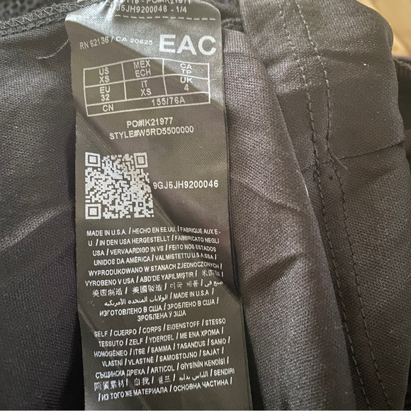 Guess Jet Black Matilda Shadow Stripe Mesh/Lace High Waisted Maxi Skirt Size XS - Picture 10 of 10